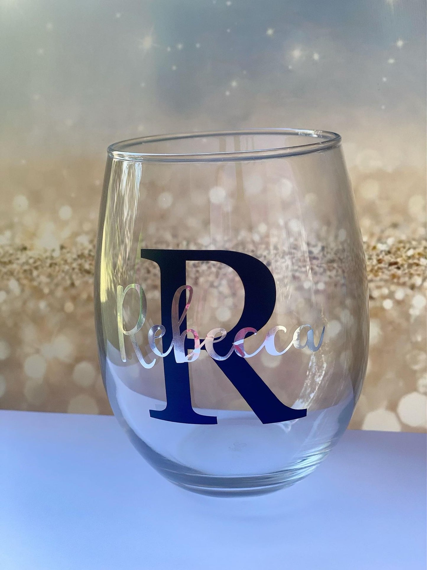 Personalised Stemless Wine Glass - Perfect Gift For Her