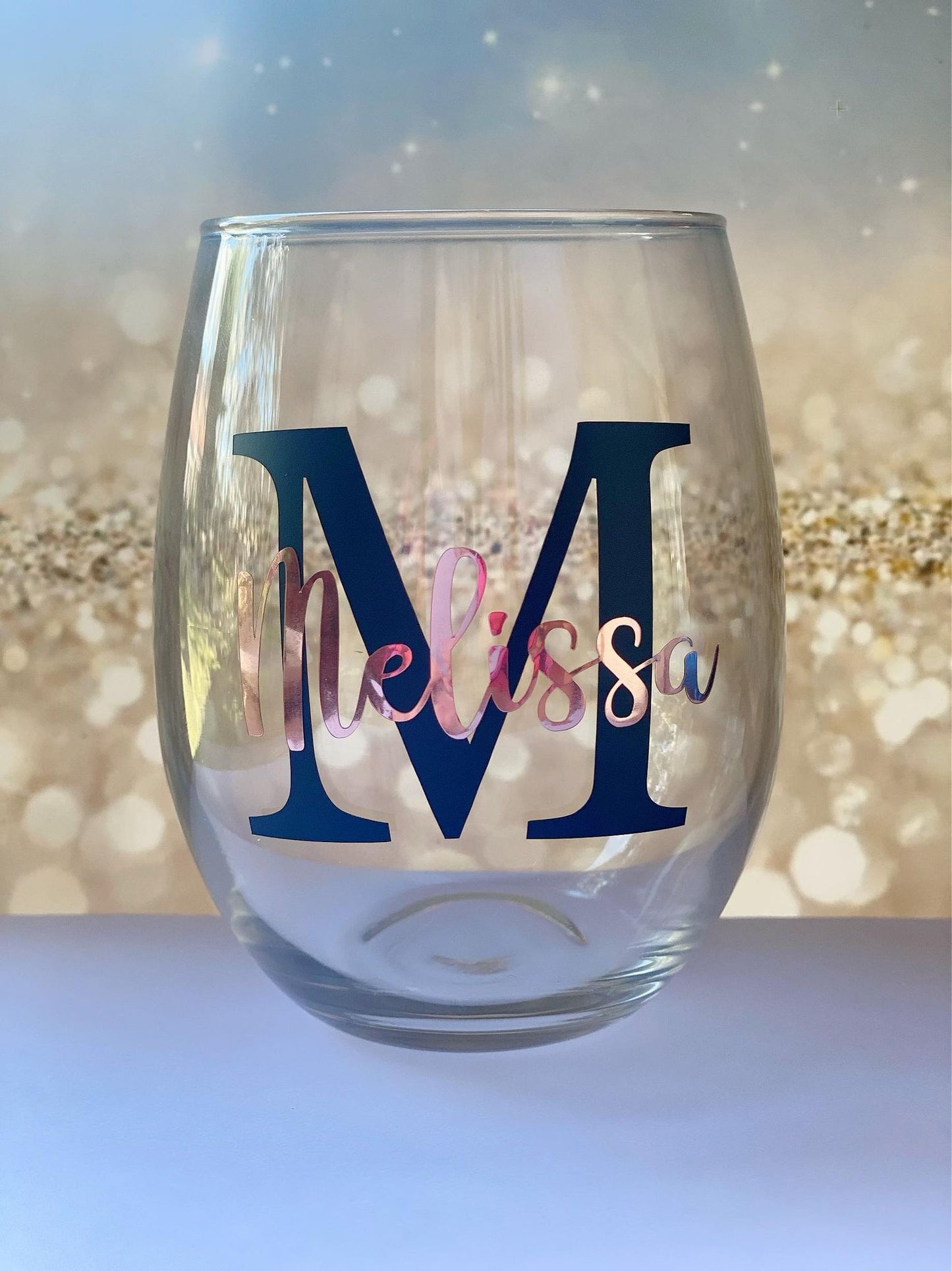 Personalised Stemless Wine Glass - Perfect Gift For Her