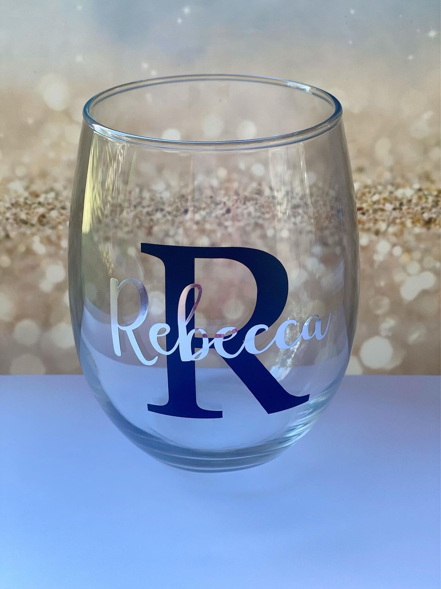 Personalised Stemless Wine Glass - Perfect Gift For Her
