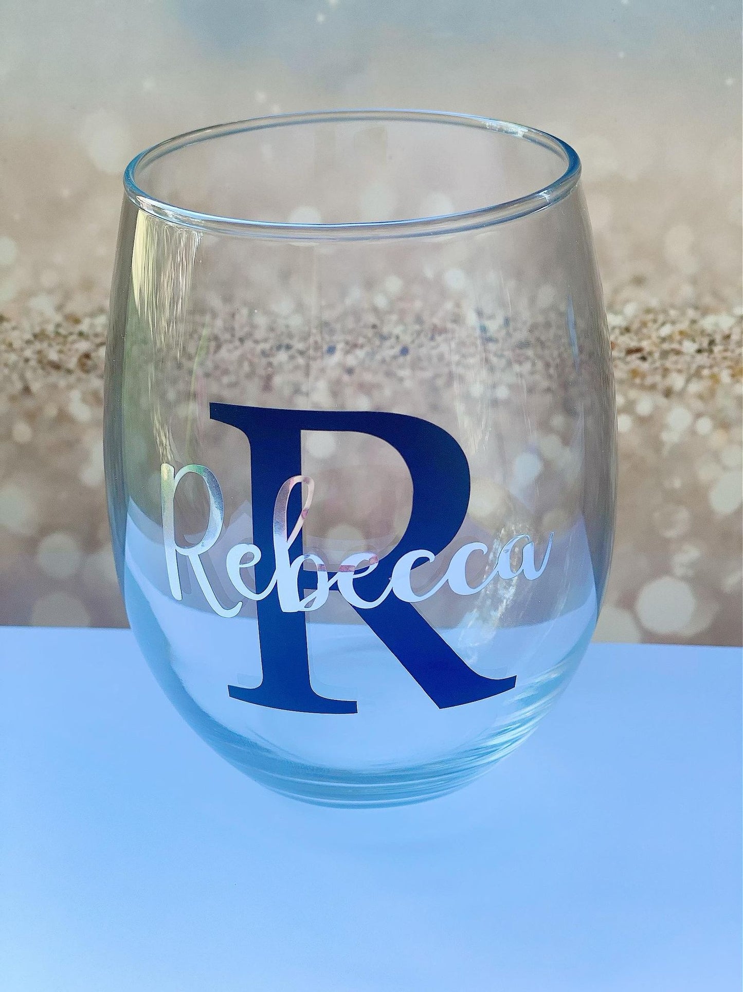 Personalised Stemless Wine Glass - Perfect Gift For Her